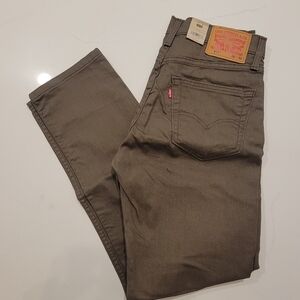 Levi's Men's Olive Straight Jeans